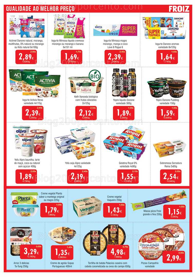 Antevisão Folheto FROIZ Promoções de 13 novembro a 2 dezembro