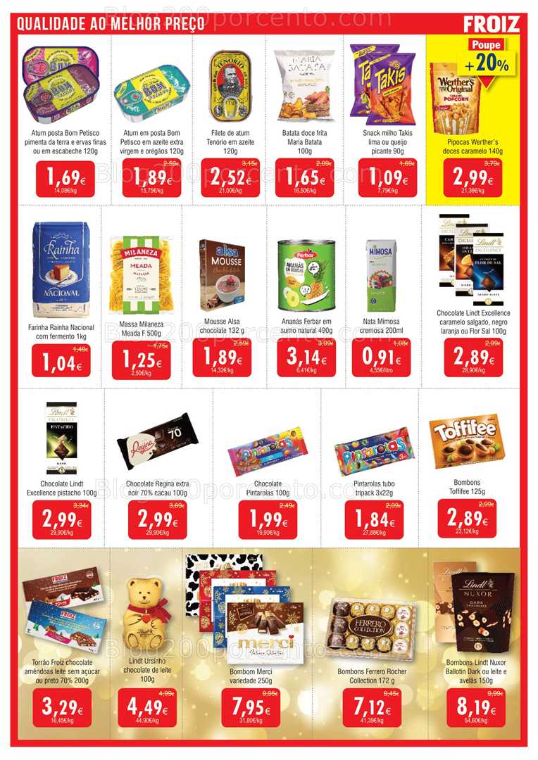 Antevisão Folheto FROIZ Promoções de 13 novembro a 2 dezembro