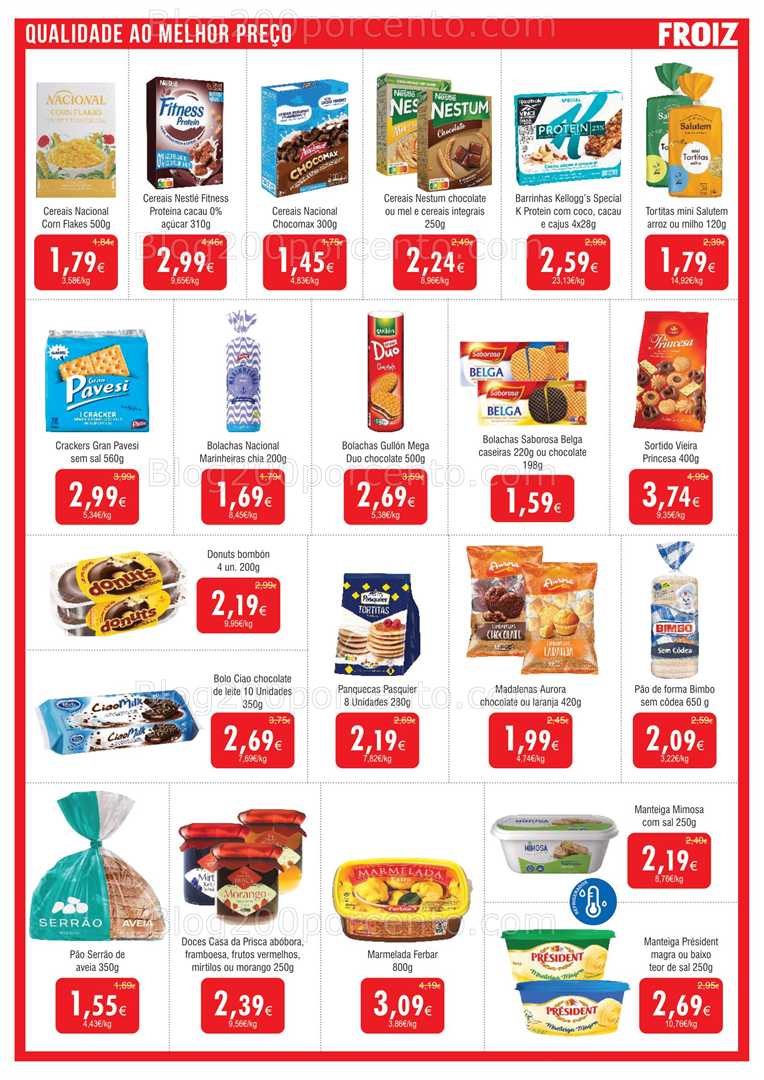 Antevisão Folheto FROIZ Promoções de 13 novembro a 2 dezembro