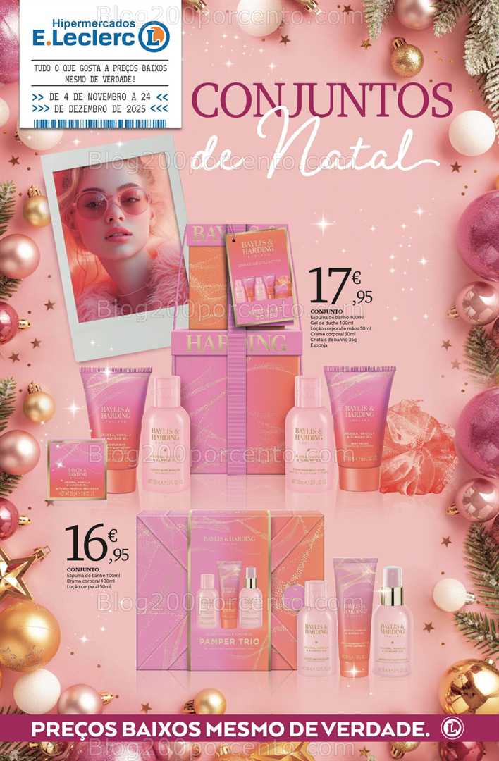 Antevisão Folheto E-LECLERC Beleza Natal Promoções de 4 novembro a 24 dezembro