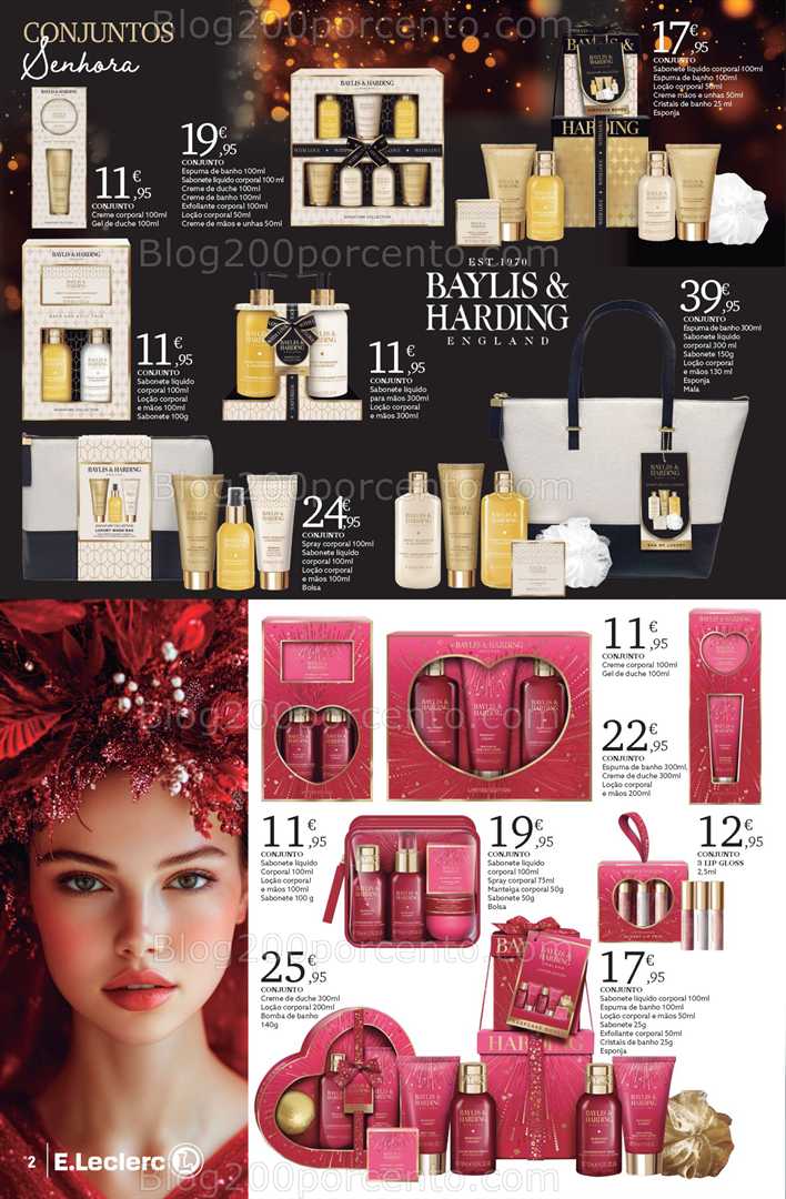 Antevisão Folheto E-LECLERC Beleza Natal Promoções de 4 novembro a 24 dezembro