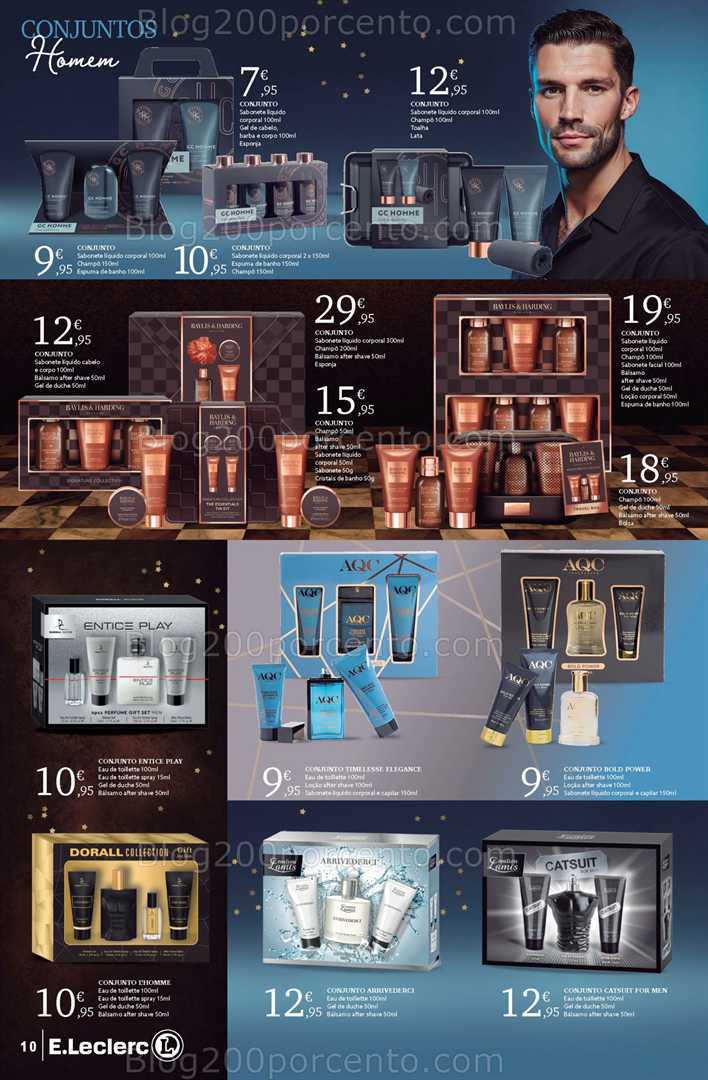 Antevisão Folheto E-LECLERC Beleza Natal Promoções de 4 novembro a 24 dezembro