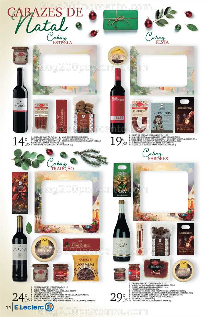 Antevisão Folheto E-LECLERC Beleza Natal Promoções de 4 novembro a 24 dezembro