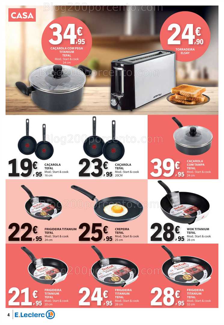 Antevisão Folheto E-LECLERC Bazar Promoções de 6 a 19 novembro