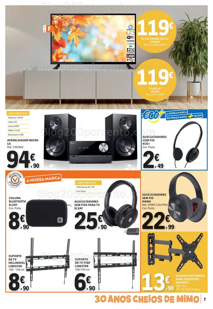 Antevisão Folheto E-LECLERC Bazar Promoções de 6 a 19 novembro