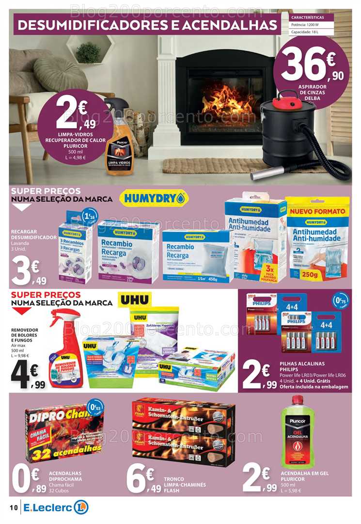 Antevisão Folheto E-LECLERC Bazar Promoções de 6 a 19 novembro