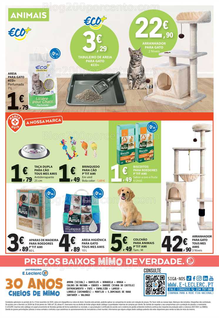 Antevisão Folheto E-LECLERC Bazar Promoções de 6 a 19 novembro