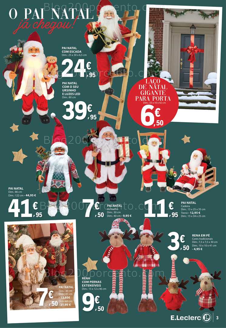 Antevisão Folheto E-LECLERC Natal Promoções de 4 novembro a 24 dezembro