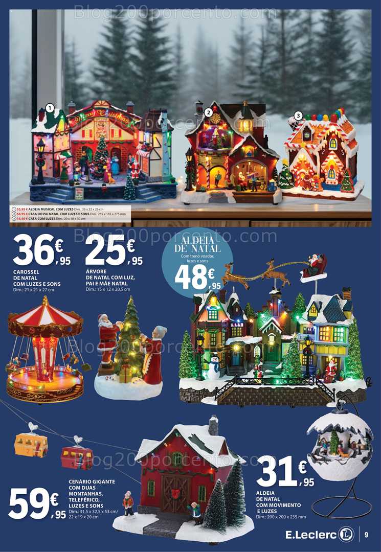 Antevisão Folheto E-LECLERC Natal Promoções de 4 novembro a 24 dezembro
