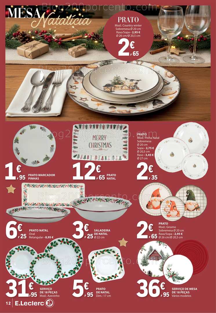 Antevisão Folheto E-LECLERC Natal Promoções de 4 novembro a 24 dezembro