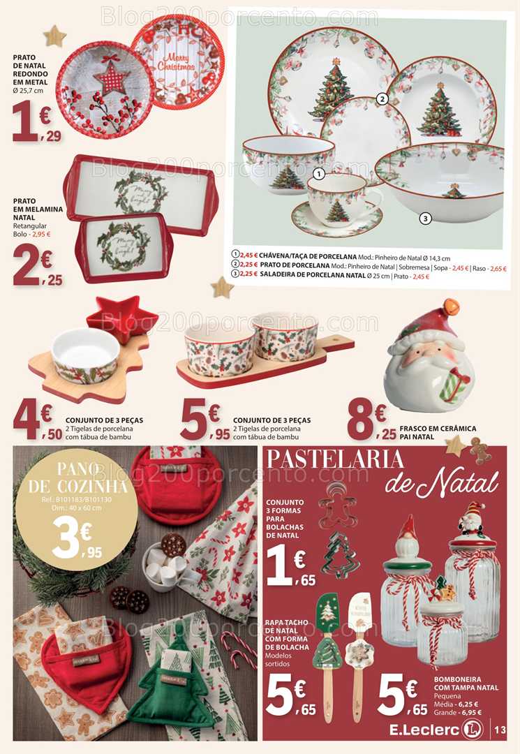 Antevisão Folheto E-LECLERC Natal Promoções de 4 novembro a 24 dezembro
