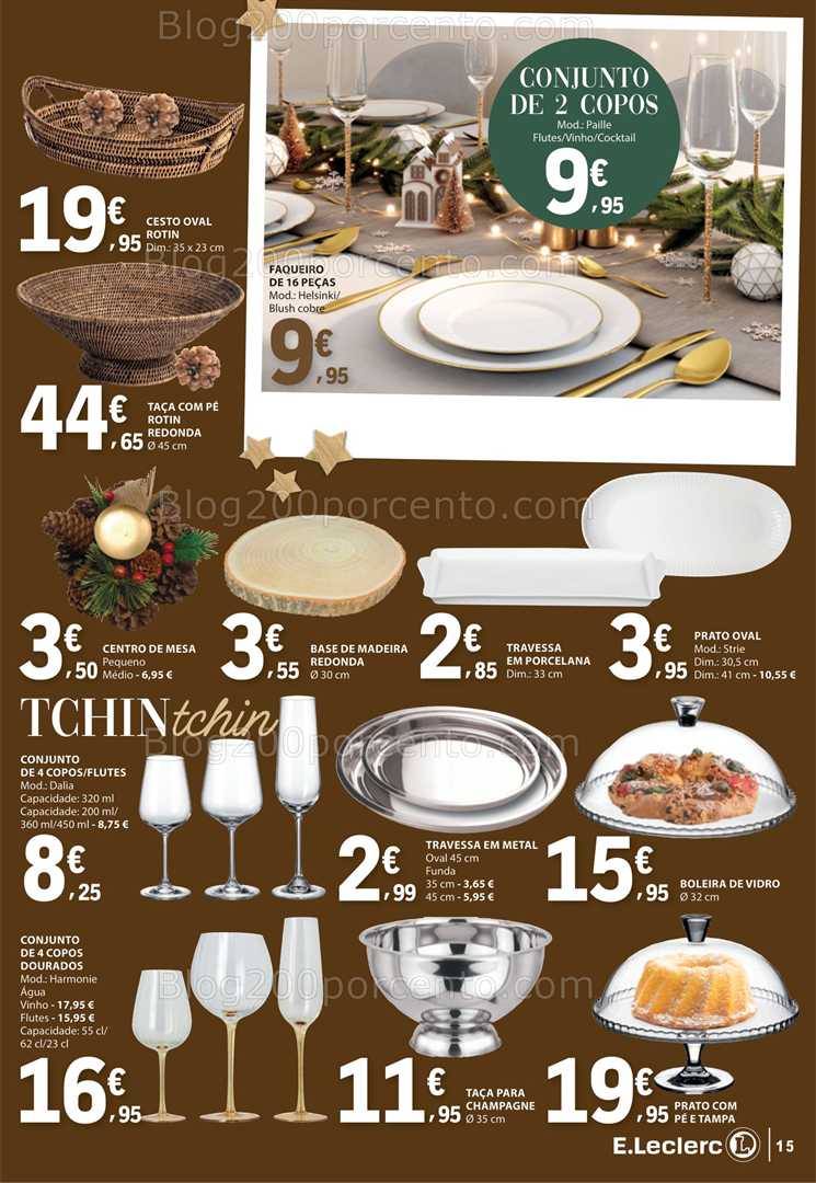 Antevisão Folheto E-LECLERC Natal Promoções de 4 novembro a 24 dezembro