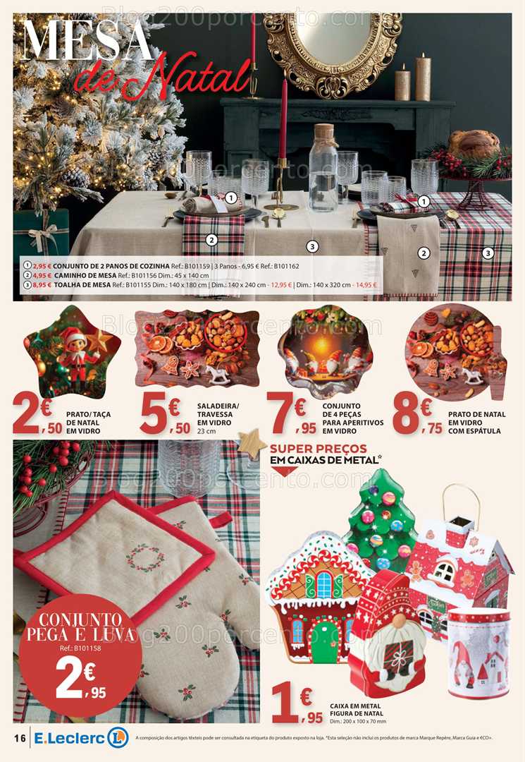 Antevisão Folheto E-LECLERC Natal Promoções de 4 novembro a 24 dezembro