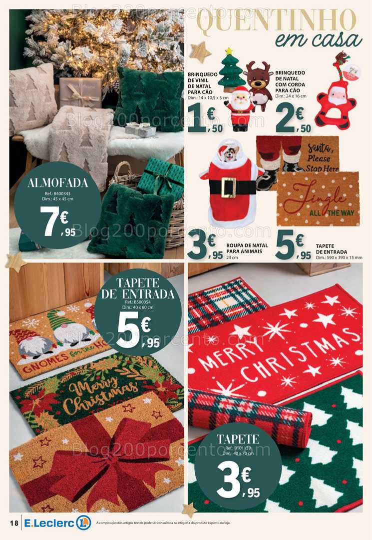 Antevisão Folheto E-LECLERC Natal Promoções de 4 novembro a 24 dezembro