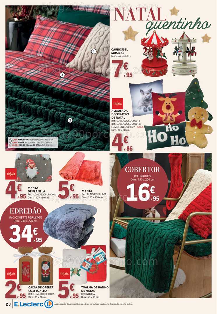 Antevisão Folheto E-LECLERC Natal Promoções de 4 novembro a 24 dezembro