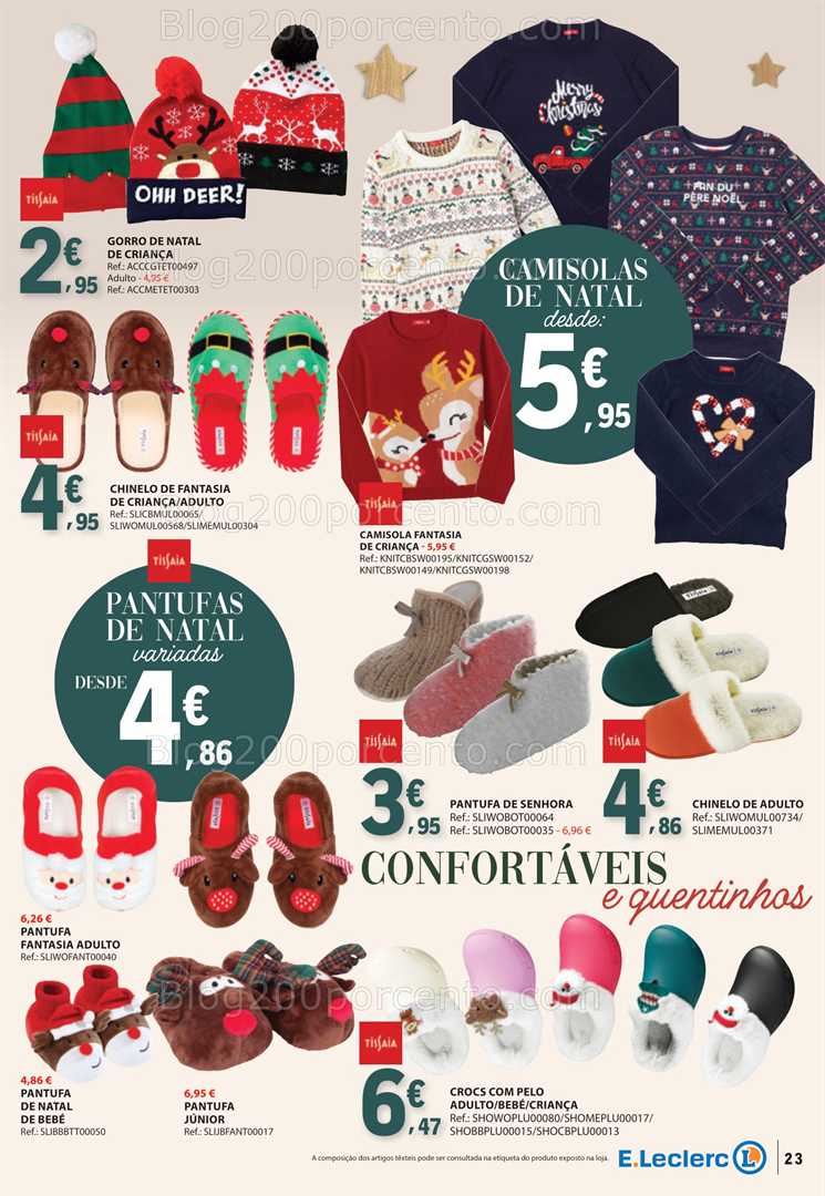 Antevisão Folheto E-LECLERC Natal Promoções de 4 novembro a 24 dezembro