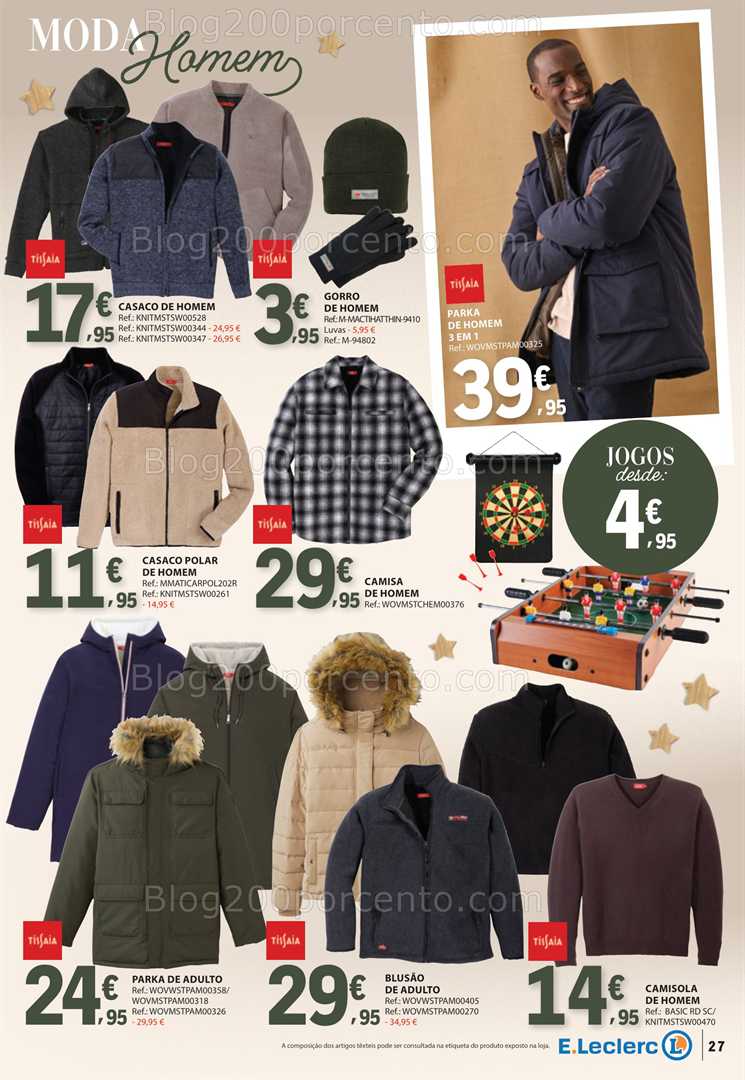 Antevisão Folheto E-LECLERC Natal Promoções de 4 novembro a 24 dezembro