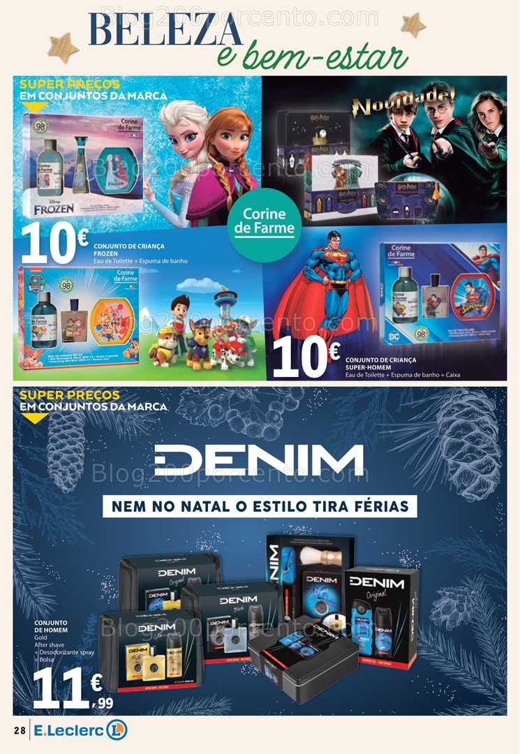 Antevisão Folheto E-LECLERC Natal Promoções de 4 novembro a 24 dezembro
