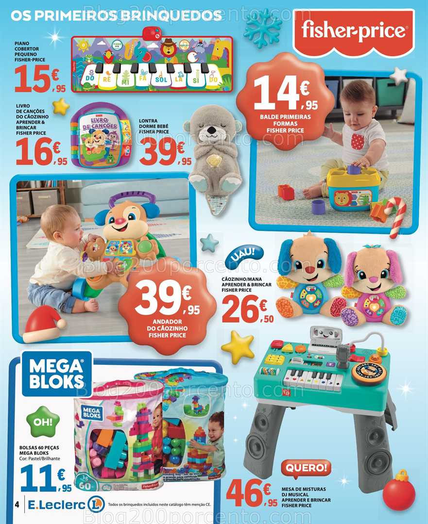 Antevisão Folheto E-LECLERC Brinquedos Natal Promoções de 11 novembro a 24 dezembro