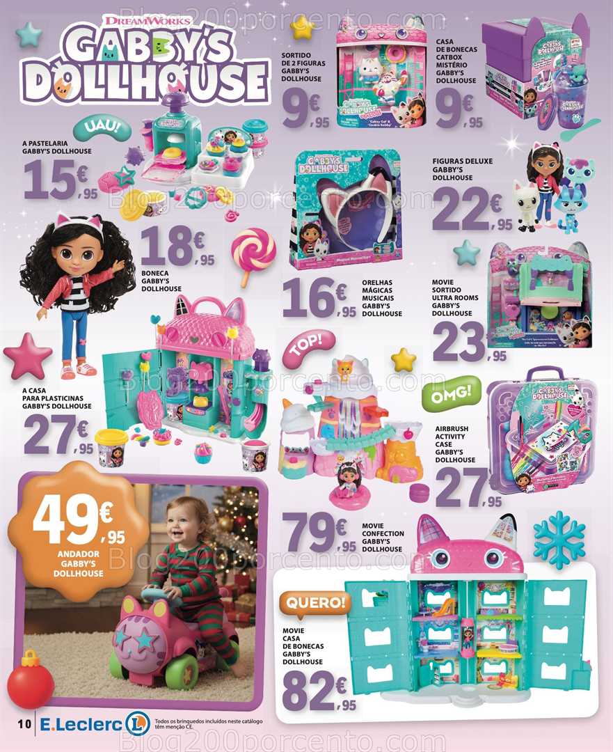Antevisão Folheto E-LECLERC Brinquedos Natal Promoções de 11 novembro a 24 dezembro