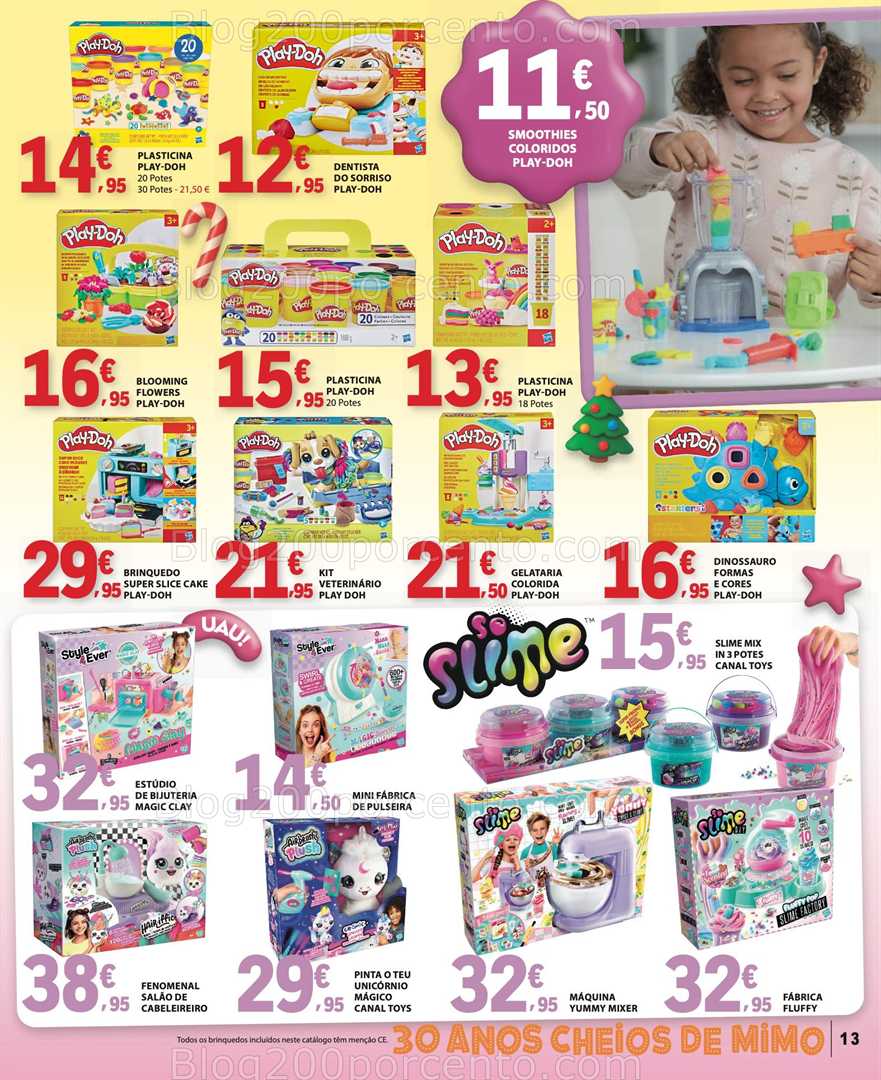 Antevisão Folheto E-LECLERC Brinquedos Natal Promoções de 11 novembro a 24 dezembro