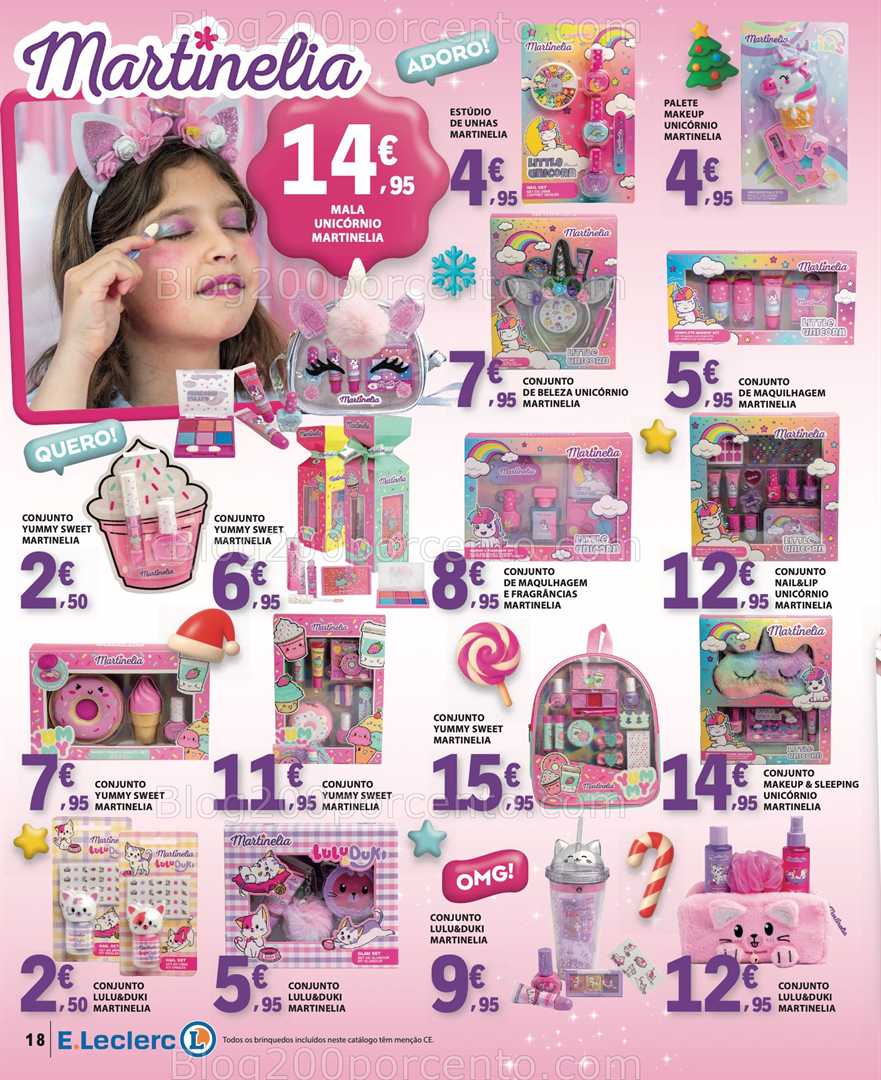Antevisão Folheto E-LECLERC Brinquedos Natal Promoções de 11 novembro a 24 dezembro
