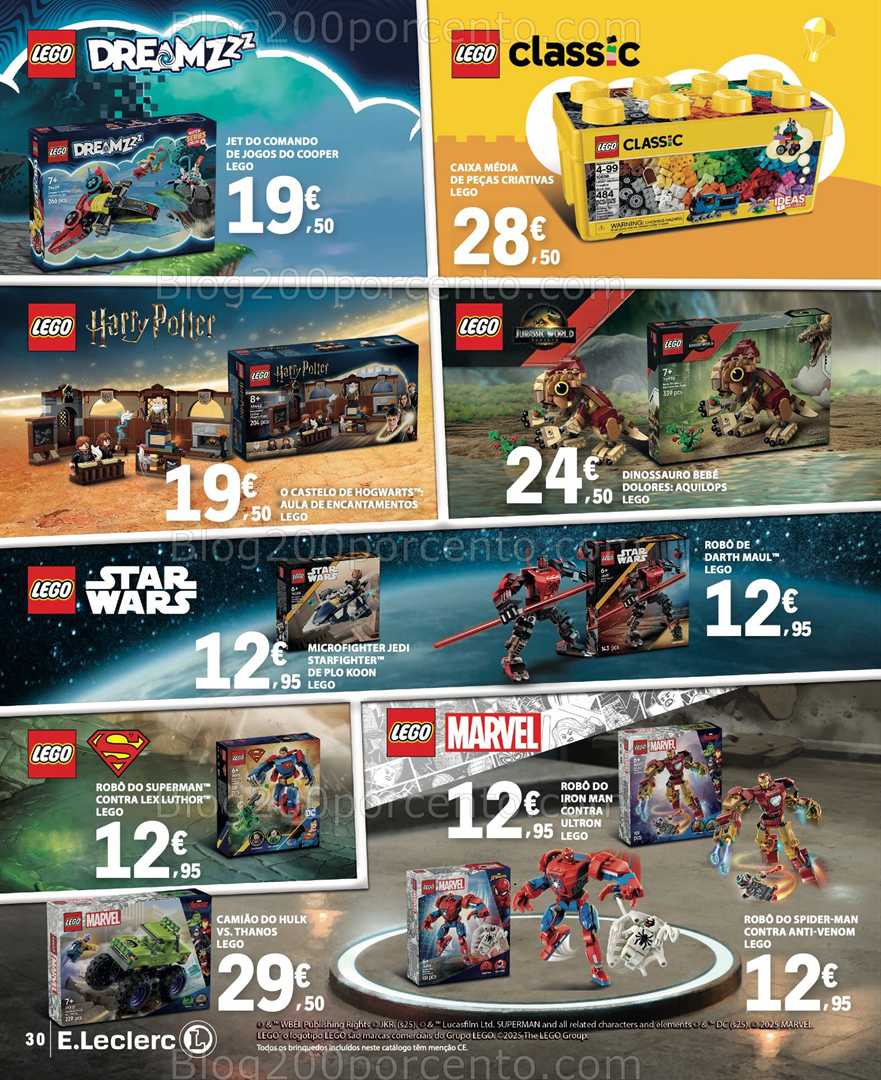 Antevisão Folheto E-LECLERC Brinquedos Natal Promoções de 11 novembro a 24 dezembro