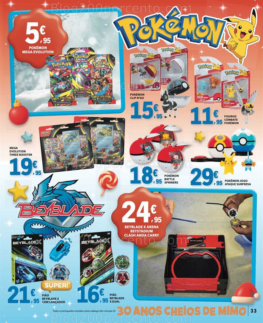 Antevisão Folheto E-LECLERC Brinquedos Natal Promoções de 11 novembro a 24 dezembro