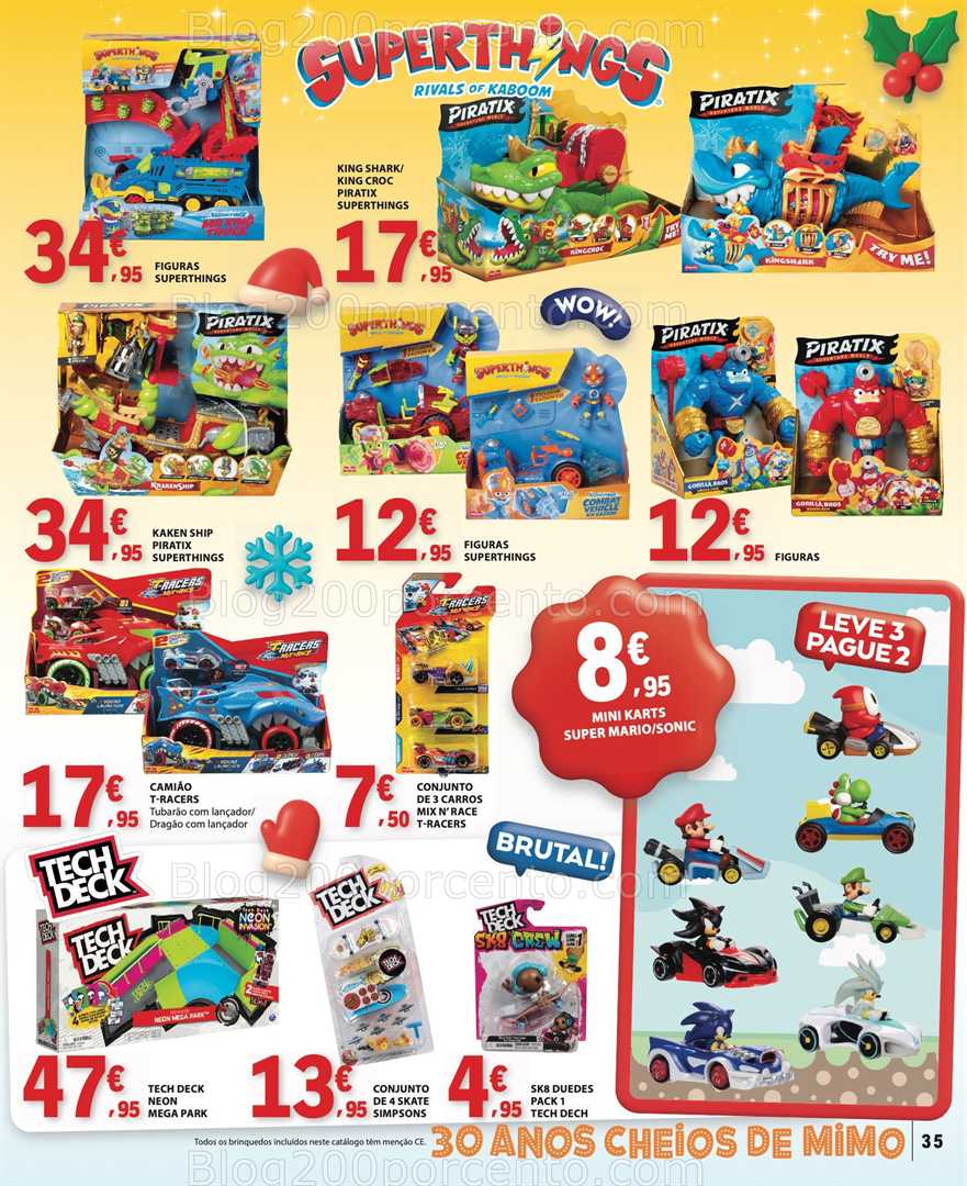 Antevisão Folheto E-LECLERC Brinquedos Natal Promoções de 11 novembro a 24 dezembro