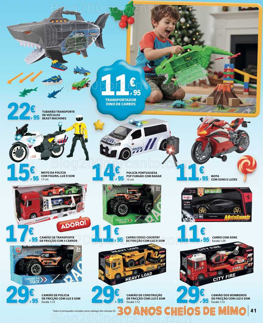 Antevisão Folheto E-LECLERC Brinquedos Natal Promoções de 11 novembro a 24 dezembro