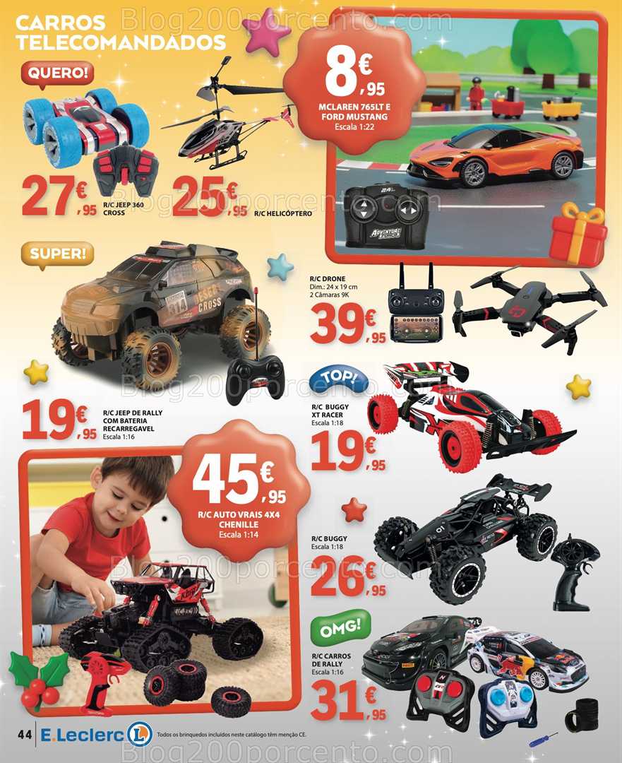 Antevisão Folheto E-LECLERC Brinquedos Natal Promoções de 11 novembro a 24 dezembro