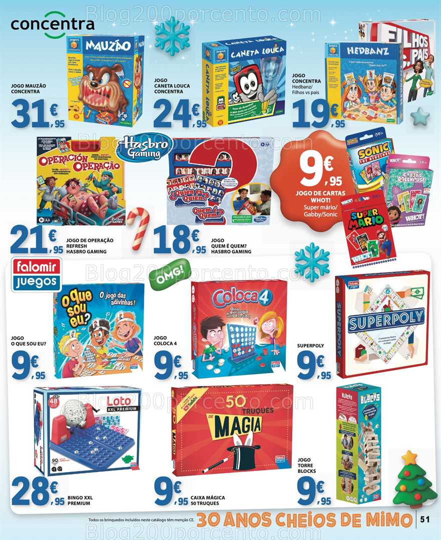 Antevisão Folheto E-LECLERC Brinquedos Natal Promoções de 11 novembro a 24 dezembro