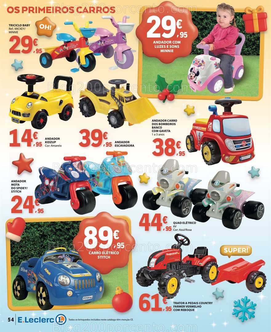 Antevisão Folheto E-LECLERC Brinquedos Natal Promoções de 11 novembro a 24 dezembro