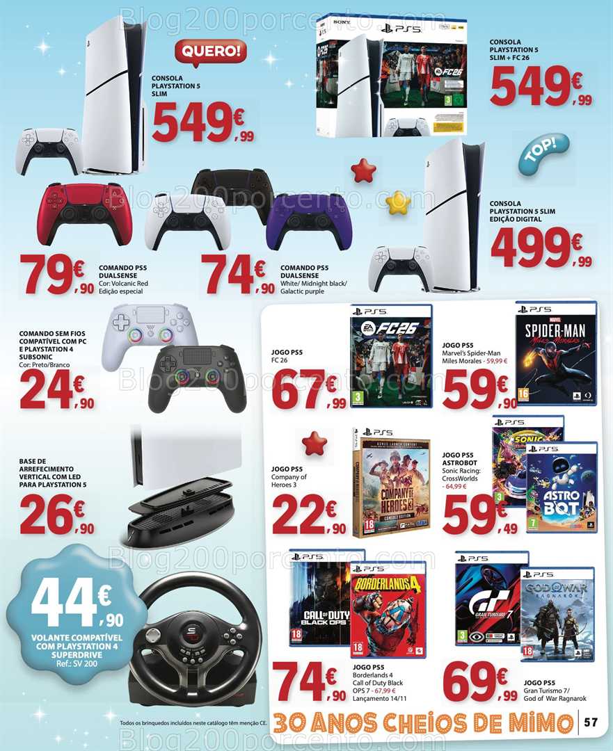 Antevisão Folheto E-LECLERC Brinquedos Natal Promoções de 11 novembro a 24 dezembro