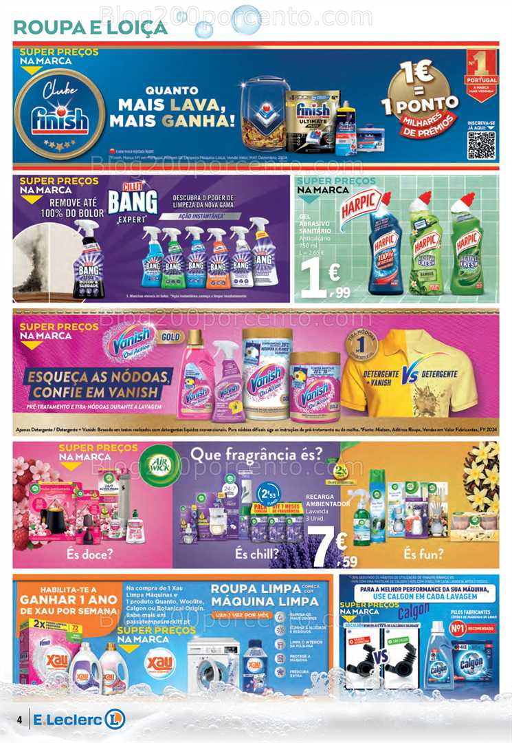 Antevisão Folheto E-LECLERC Higiene do Lar Promoções de 11 a 23 novembro