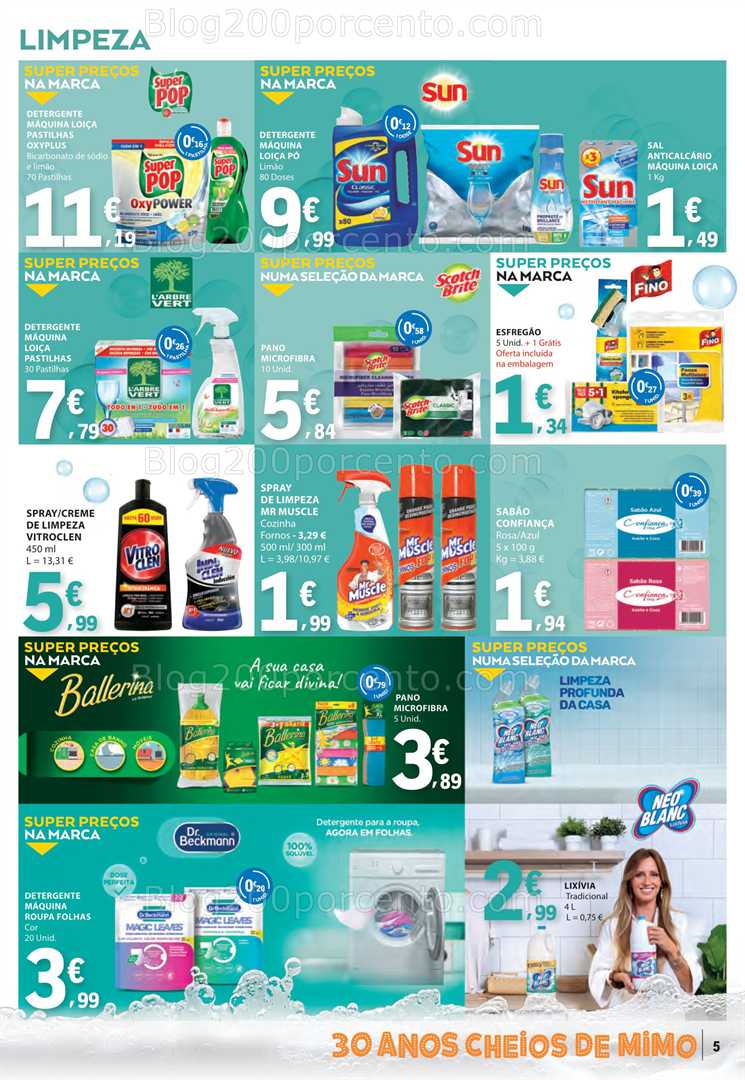 Antevisão Folheto E-LECLERC Higiene do Lar Promoções de 11 a 23 novembro