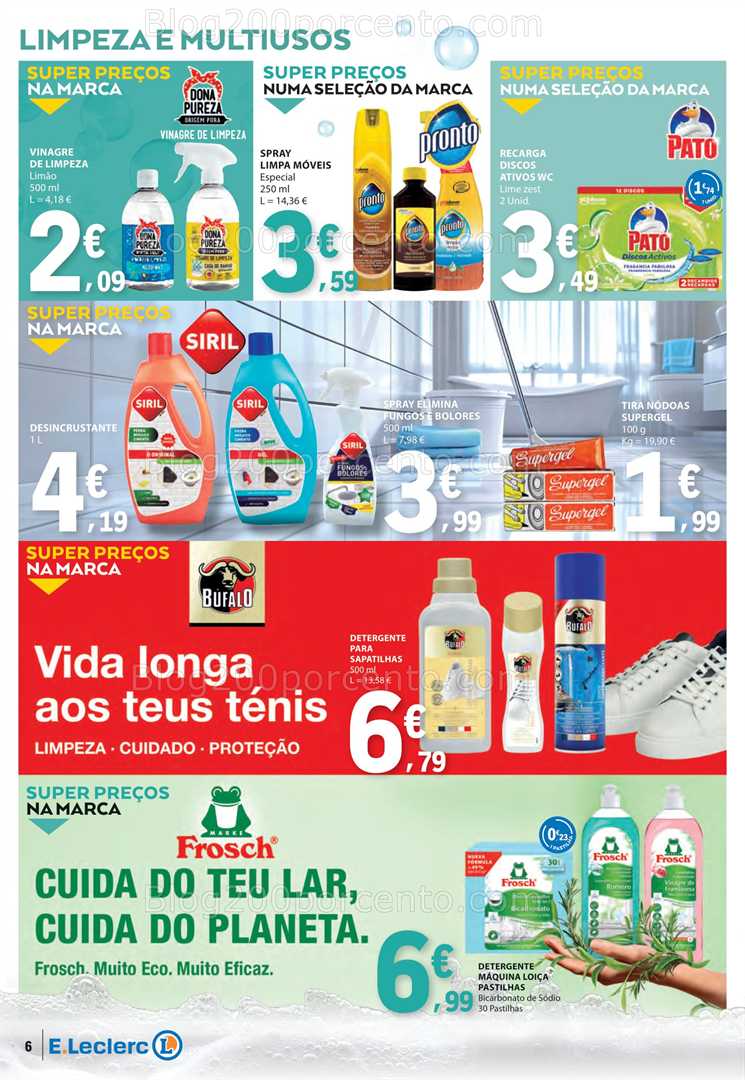Antevisão Folheto E-LECLERC Higiene do Lar Promoções de 11 a 23 novembro