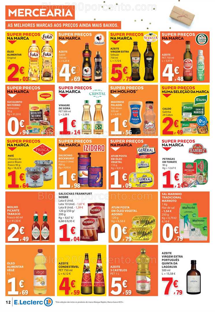 Antevisão Folheto E-LECLERC Promoções de 13 a 19 novembro