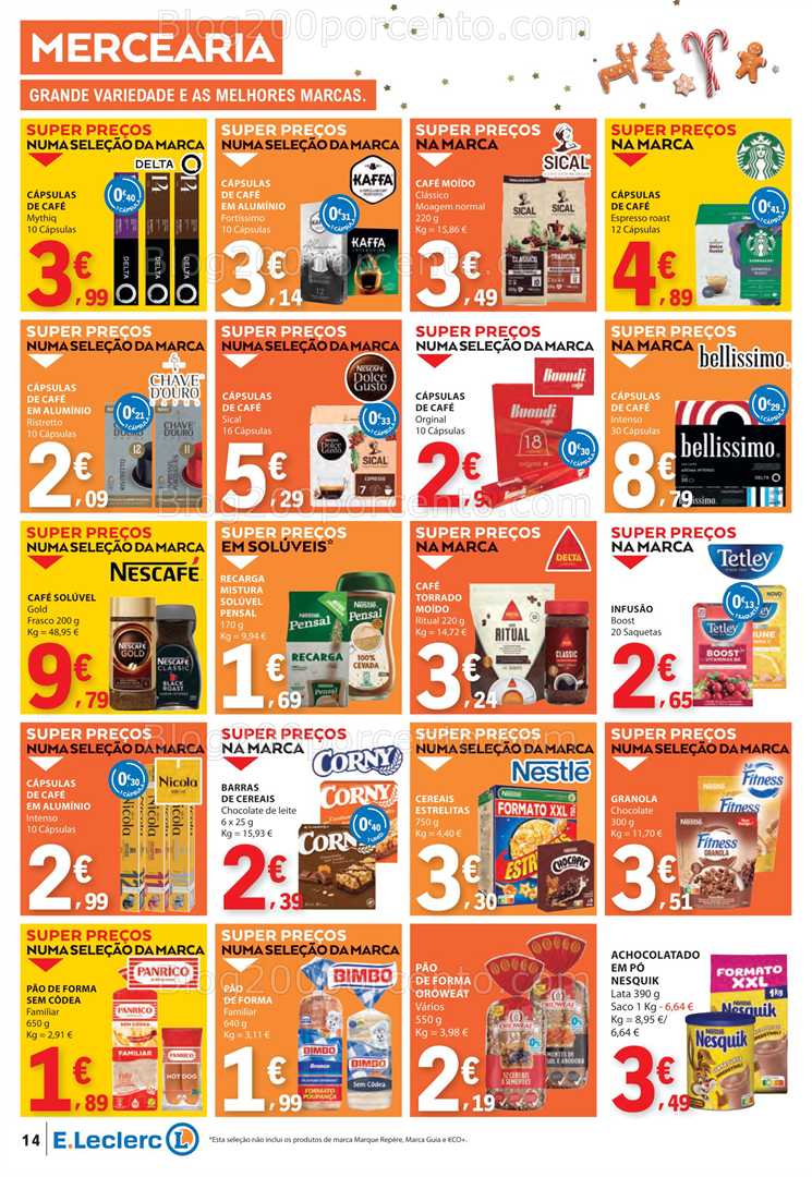 Antevisão Folheto E-LECLERC Promoções de 13 a 19 novembro