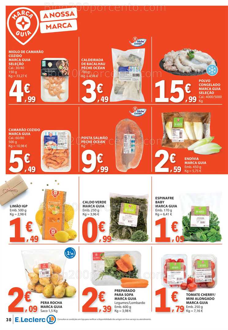 Antevisão Folheto E-LECLERC Marcas Próprias Promoções de 6 a 12 novembro