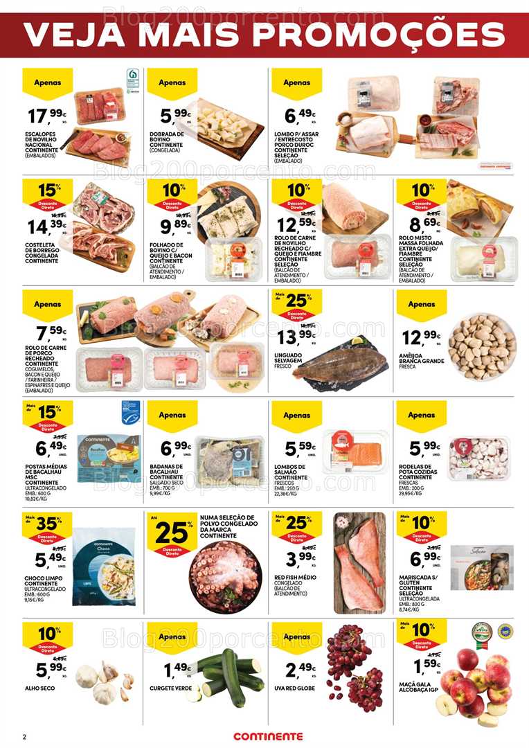 Antevisão Folheto CONTINENTE Promoções Fim de Semana - 7 a 10 novembro