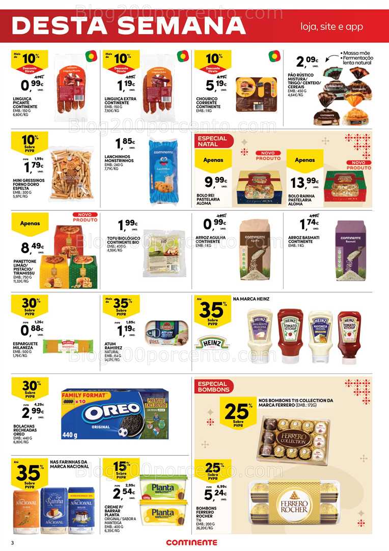 Antevisão Folheto CONTINENTE Promoções Fim de Semana - 7 a 10 novembro