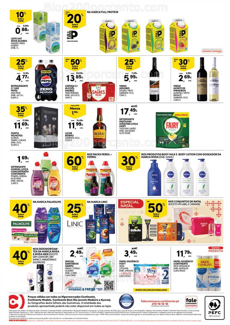 Antevisão Folheto CONTINENTE Promoções Fim de Semana - 7 a 10 novembro