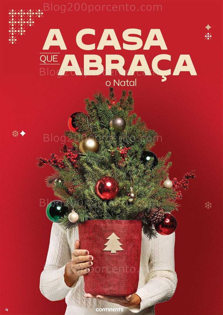 Antevisão Folheto CONTINENTE Decoração de Natal - 11 novembro a 24 dezembro