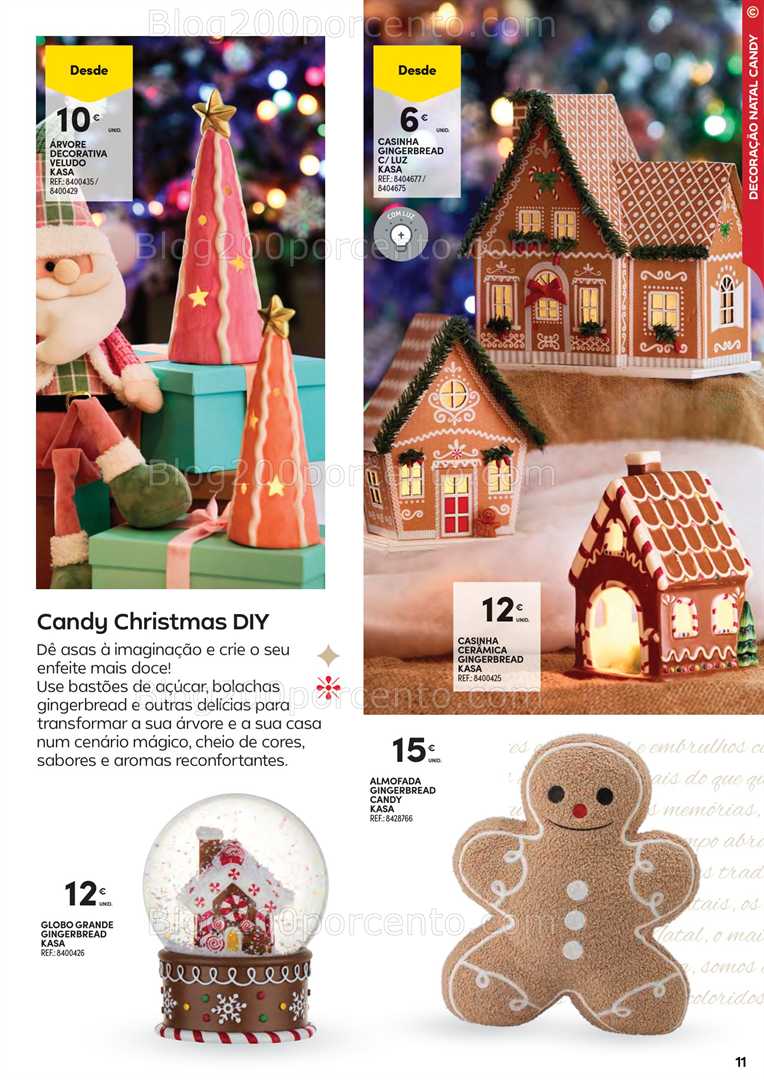 Antevisão Folheto CONTINENTE Decoração de Natal - 11 novembro a 24 dezembro