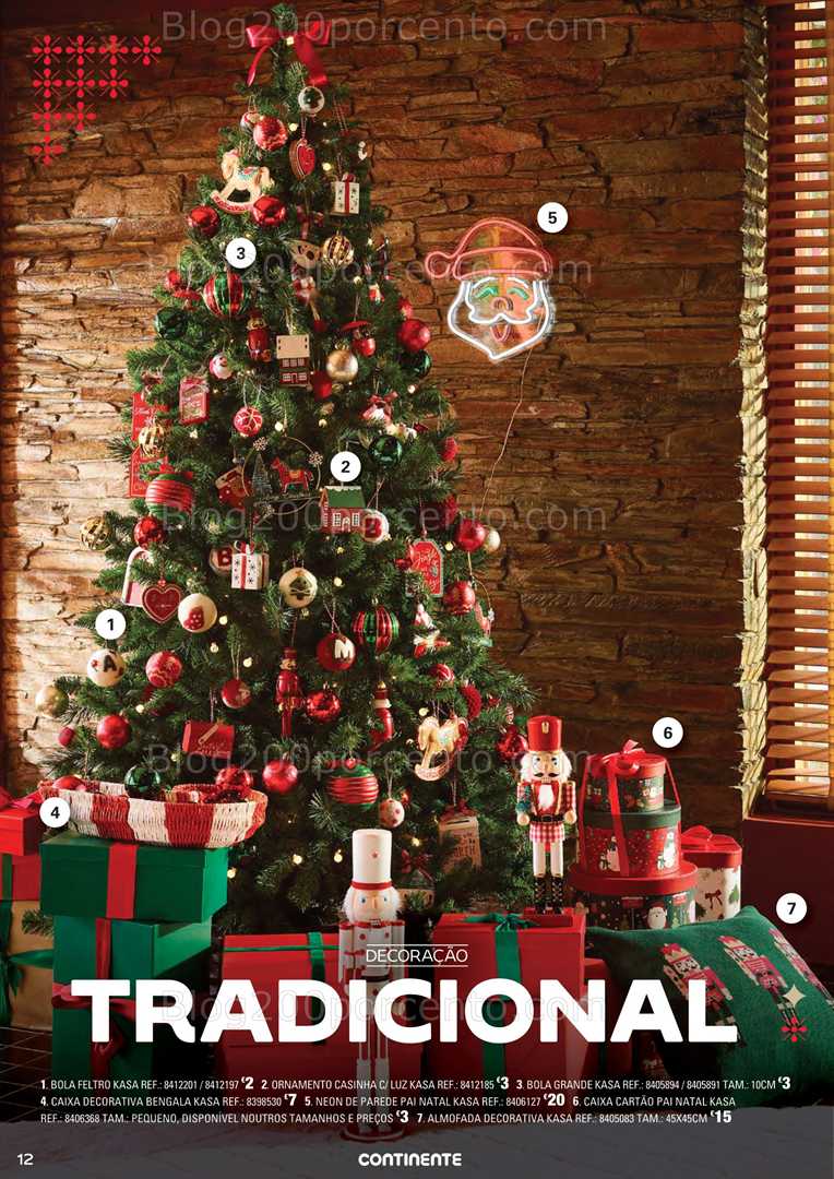 Antevisão Folheto CONTINENTE Decoração de Natal - 11 novembro a 24 dezembro