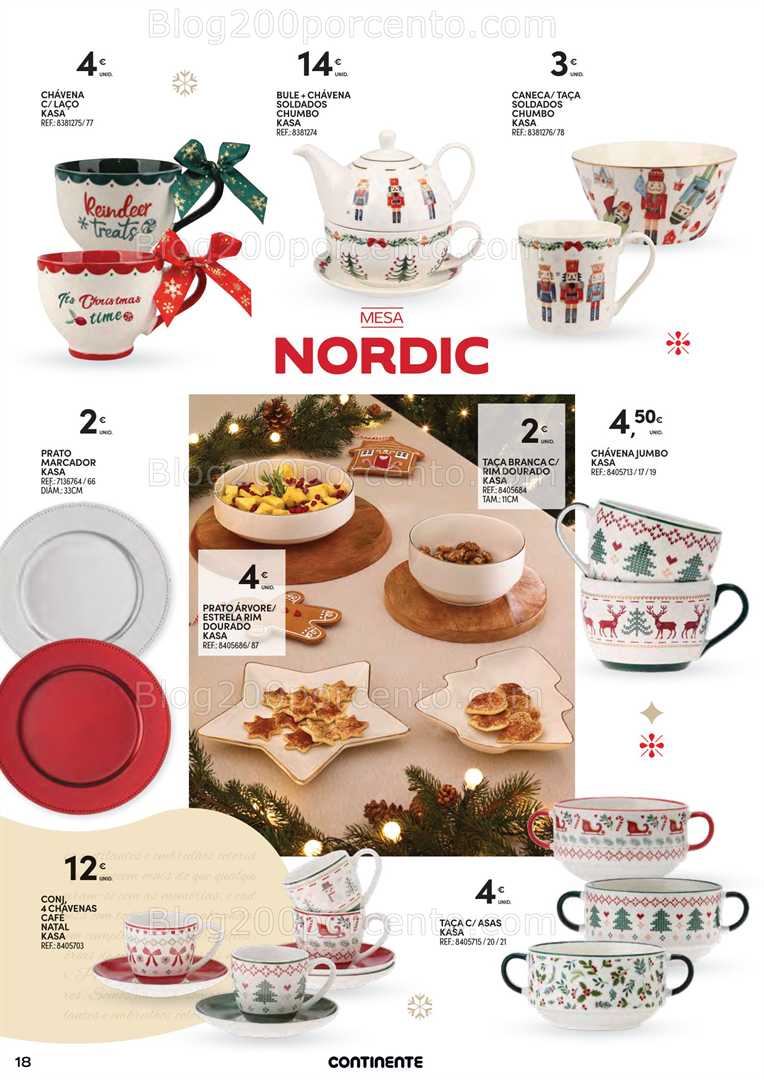 Antevisão Folheto CONTINENTE Decoração de Natal - 11 novembro a 24 dezembro