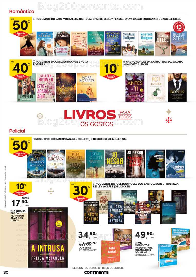 Antevisão Folheto CONTINENTE Ofertas de Natal - 11 novembro a 24 dezembro
