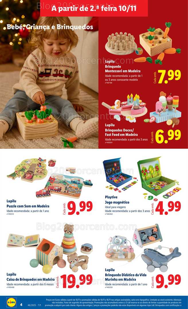 Antevisão Folheto LIDL Bazar Promoções de 10 a 20 novembro - Edição Digital