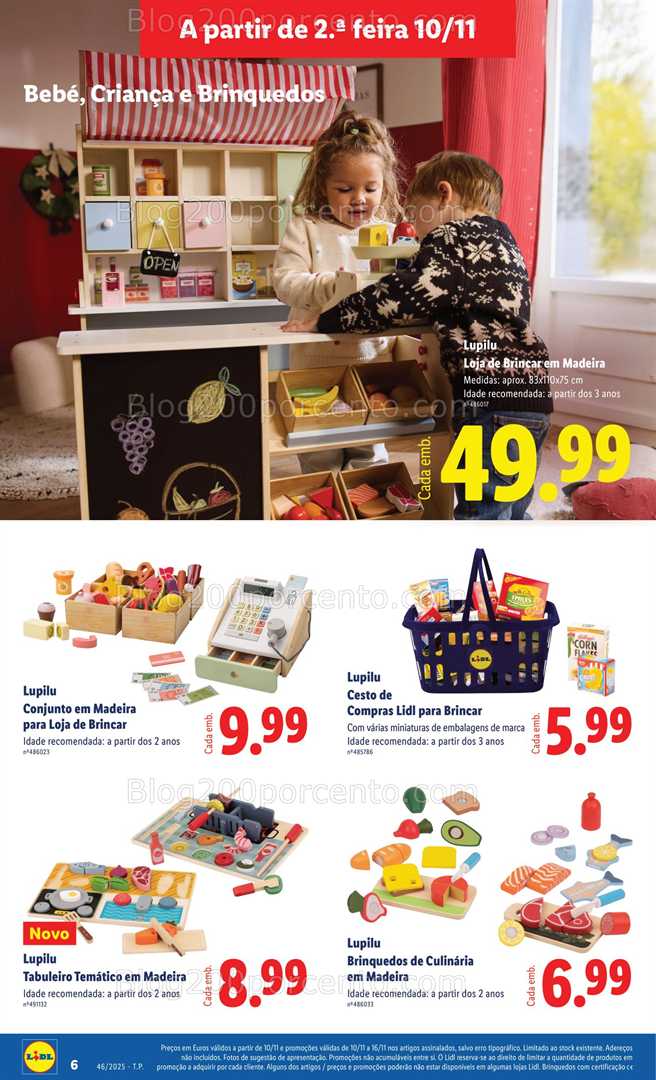 Antevisão Folheto LIDL Bazar Promoções de 10 a 20 novembro - Edição Digital